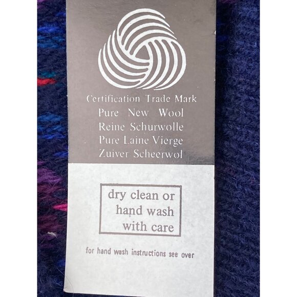 Talbots Susan Bristol Vintage Multicolor Shetland Wool Cardigan Sweater S - Picture 5 of 14